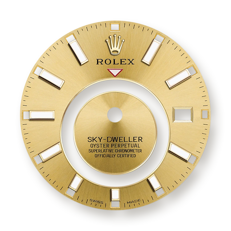 Rolex Sky-Dweller 42mm, 18k Yellow Gold, Ref# 326938-0003 1:1