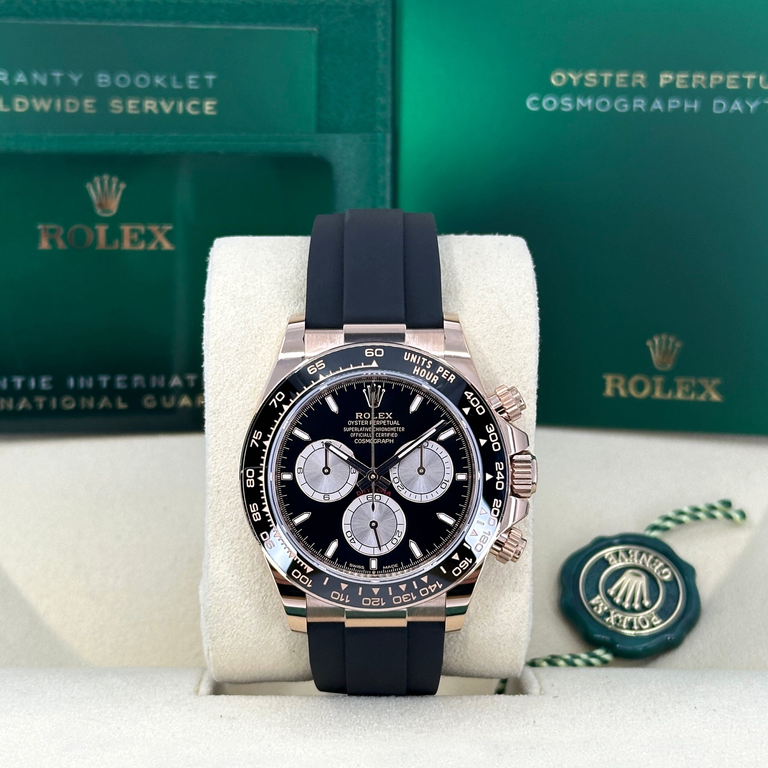 Rolex Cosmograph Daytona 40mm, 18k Everose Gold, Ref# 126515ln-0002 1:1
