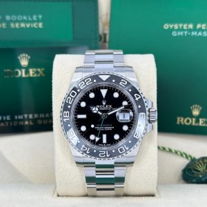 Unworn Rolex GMT-Master II, Bruce Wayne, Black, Oyster, Ref# 126710grnr-0004 1:1