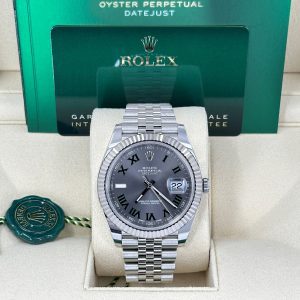 Rolex Datejust 41, Stainless Steel and 18k White Gold, 41mm, Ref# 126334-0022 1:1