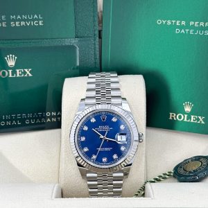 Rolex Datejust 41 Oystersteel and white gold Ref# 126334-0016 1:1