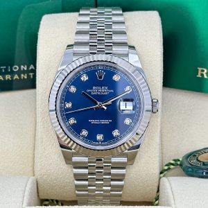 Rolex Datejust 41 Oystersteel and white gold Ref# 126334-0016 1:1