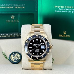 Rolex Submariner Date, 18k Yellow Gold, 41mm, Ref# 126618ln-0002 1:1