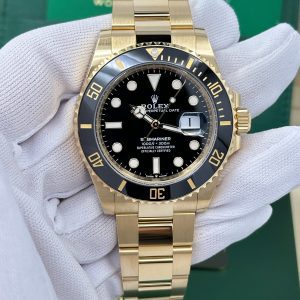 Rolex Submariner Date, 18k Yellow Gold, 41mm, Ref# 126618ln-0002 1:1