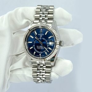 Rolex Sky-Dweller, 42mm, Oystersteel and 18k White Gold, Blue, Jubilee, Ref# 336934-0006 1:1