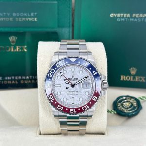 Rolex GMT-Master II 18 ct white gold Ref# 126719BLRO-0002 1:1