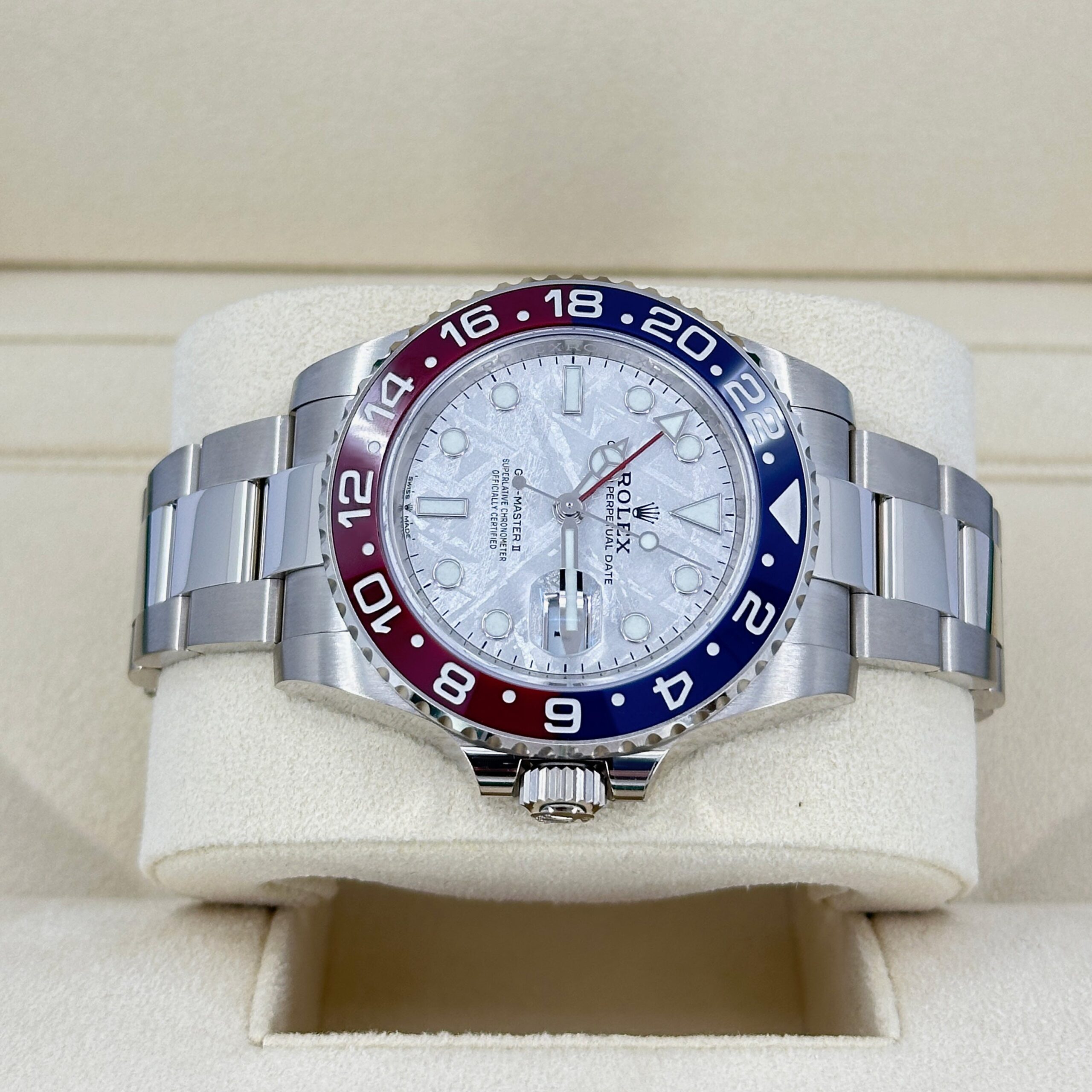 Rolex GMT-Master II 18 ct white gold Ref# 126719BLRO-0002 1:1