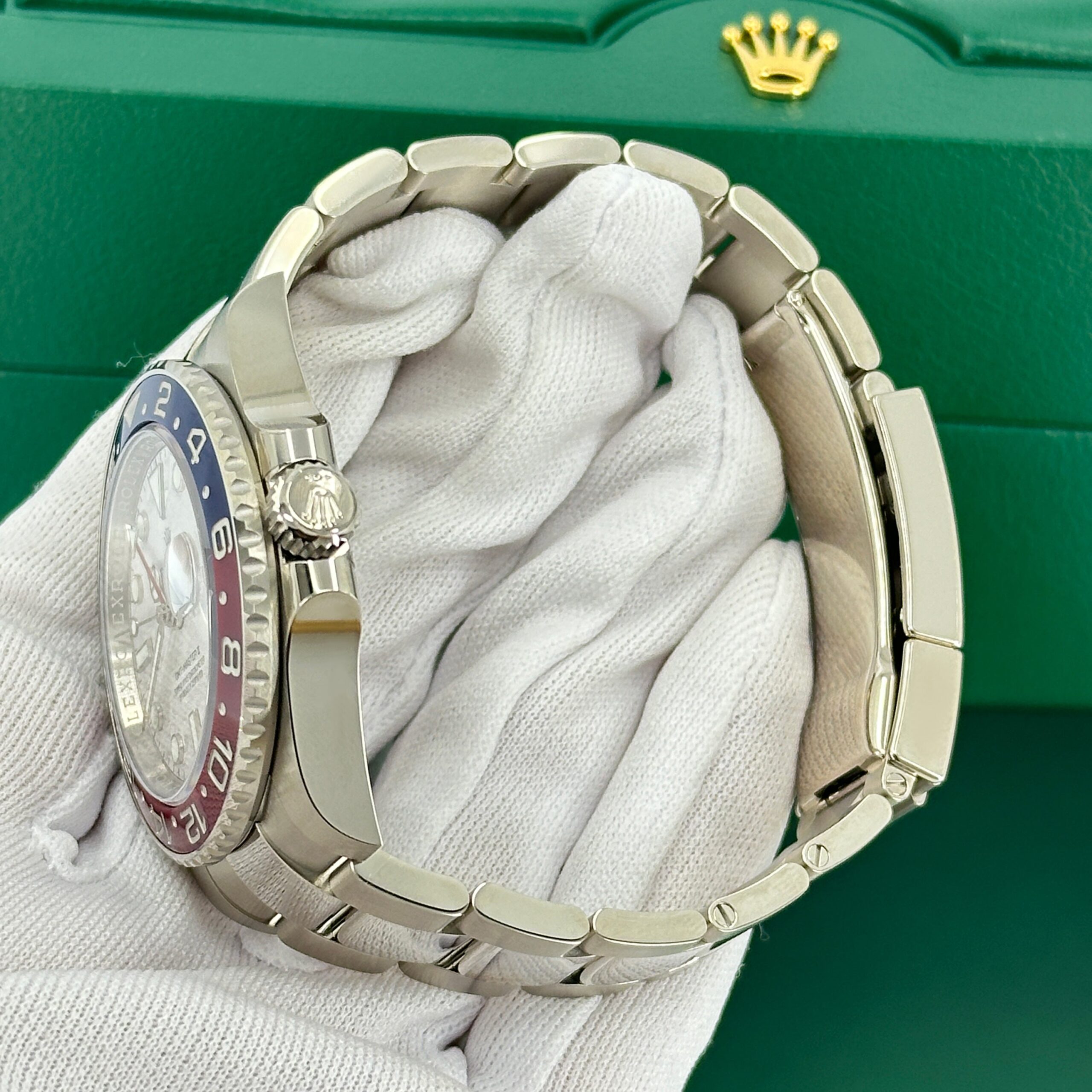Rolex GMT-Master II 18 ct white gold Ref# 126719BLRO-0002 1:1