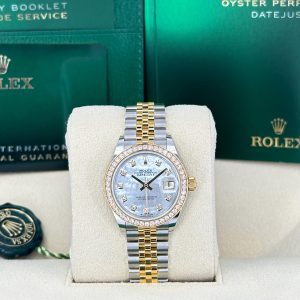 Rolex Lady-Datejust 28, Oystersteel and 18k Yellow Gold, Ref# 279383RBR-0019 1:1