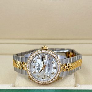 Rolex Lady-Datejust 28, Oystersteel and 18k Yellow Gold, Ref# 279383RBR-0019 1:1