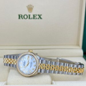 Rolex Lady-Datejust 28, Oystersteel and 18k Yellow Gold, Ref# 279383RBR-0019 1:1