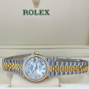 Rolex Lady-Datejust 28, Oystersteel and 18k Yellow Gold, Ref# 279383RBR-0019 1:1