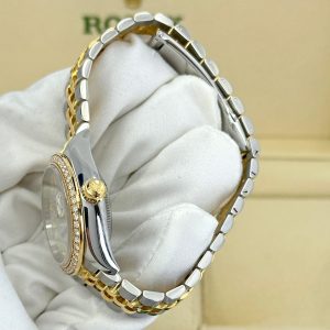 Rolex Lady-Datejust 28, Oystersteel and 18k Yellow Gold, Ref# 279383RBR-0019 1:1