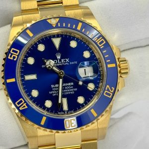 Rolex Submariner Date, 18k Yellow Gold, 41mm, Ref# 126618lb-0002 1:1
