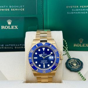 Rolex Submariner Date, 18k Yellow Gold, 41mm, Ref# 126618lb-0002 1:1