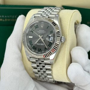 Rolex Datejust 41, Stainless Steel and 18k White Gold, 41mm, Ref# 126334-0022 1:1