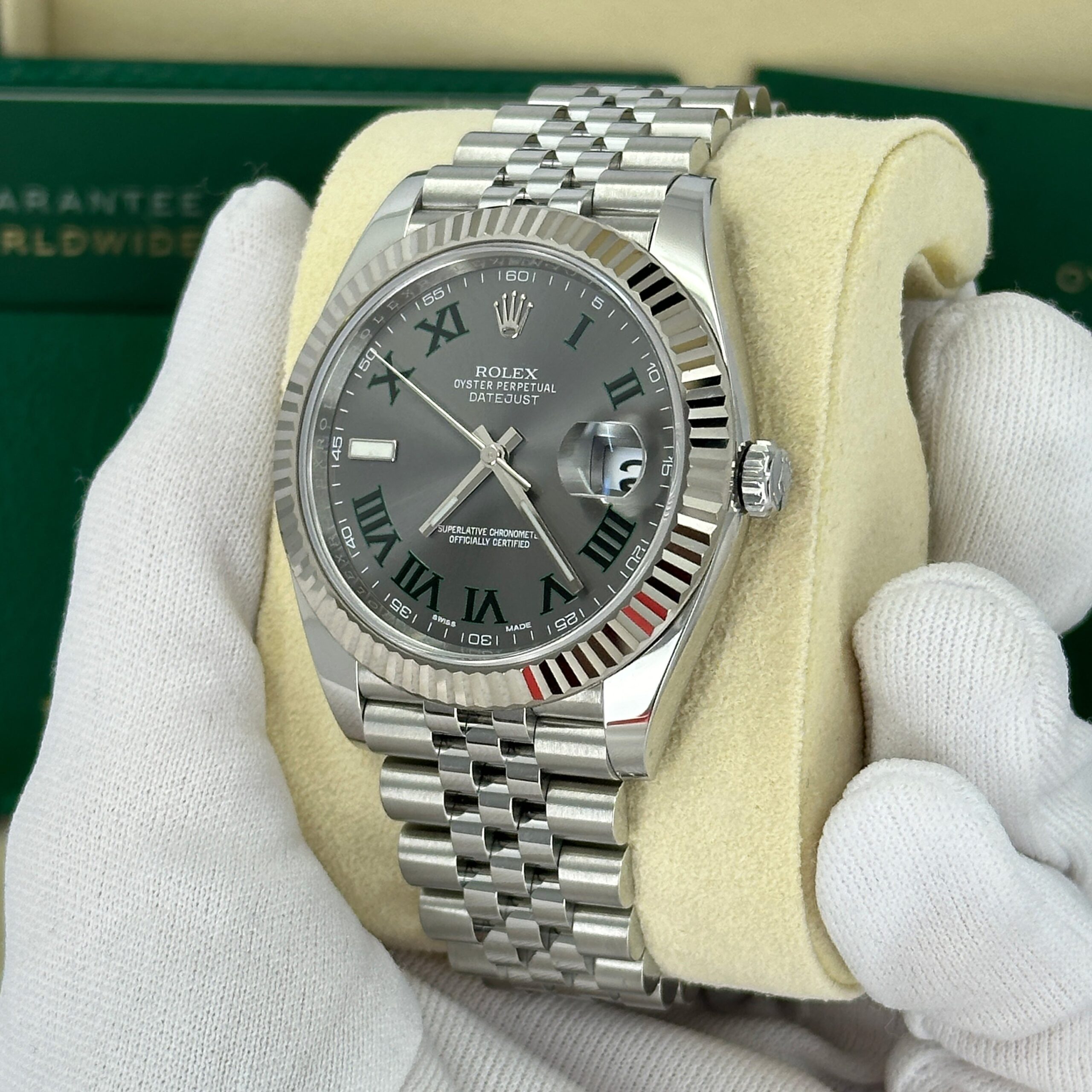 Rolex Datejust 41, Stainless Steel and 18k White Gold, 41mm, Ref# 126334-0022 1:1
