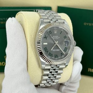 Rolex Datejust 41, Stainless Steel and 18k White Gold, 41mm, Ref# 126334-0022 1:1