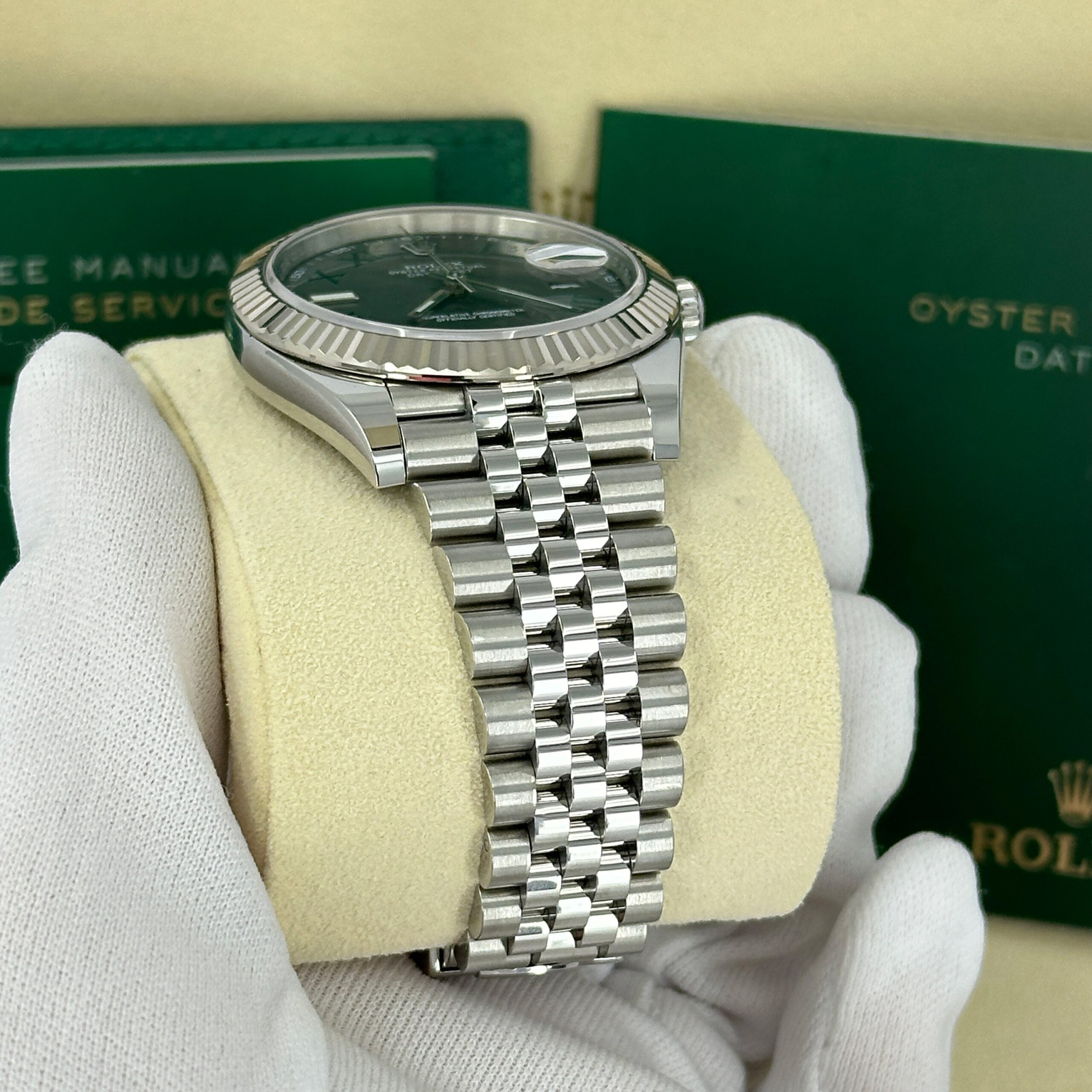 Rolex Datejust 41, Stainless Steel and 18k White Gold, 41mm, Ref# 126334-0022 1:1