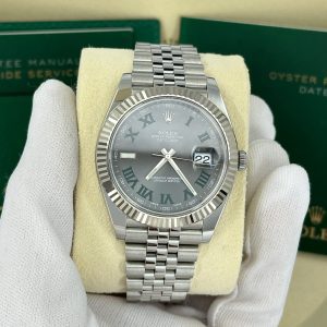 Rolex Datejust 41, Stainless Steel and 18k White Gold, 41mm, Ref# 126334-0022 1:1