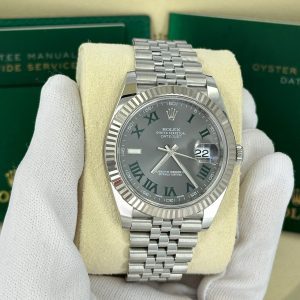 Rolex Datejust 41, Stainless Steel and 18k White Gold, 41mm, Ref# 126334-0022 1:1