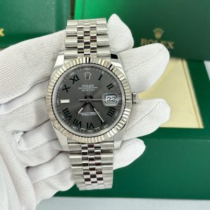 Rolex Datejust 41, Stainless Steel and 18k White Gold, 41mm, Ref# 126334-0022 1:1
