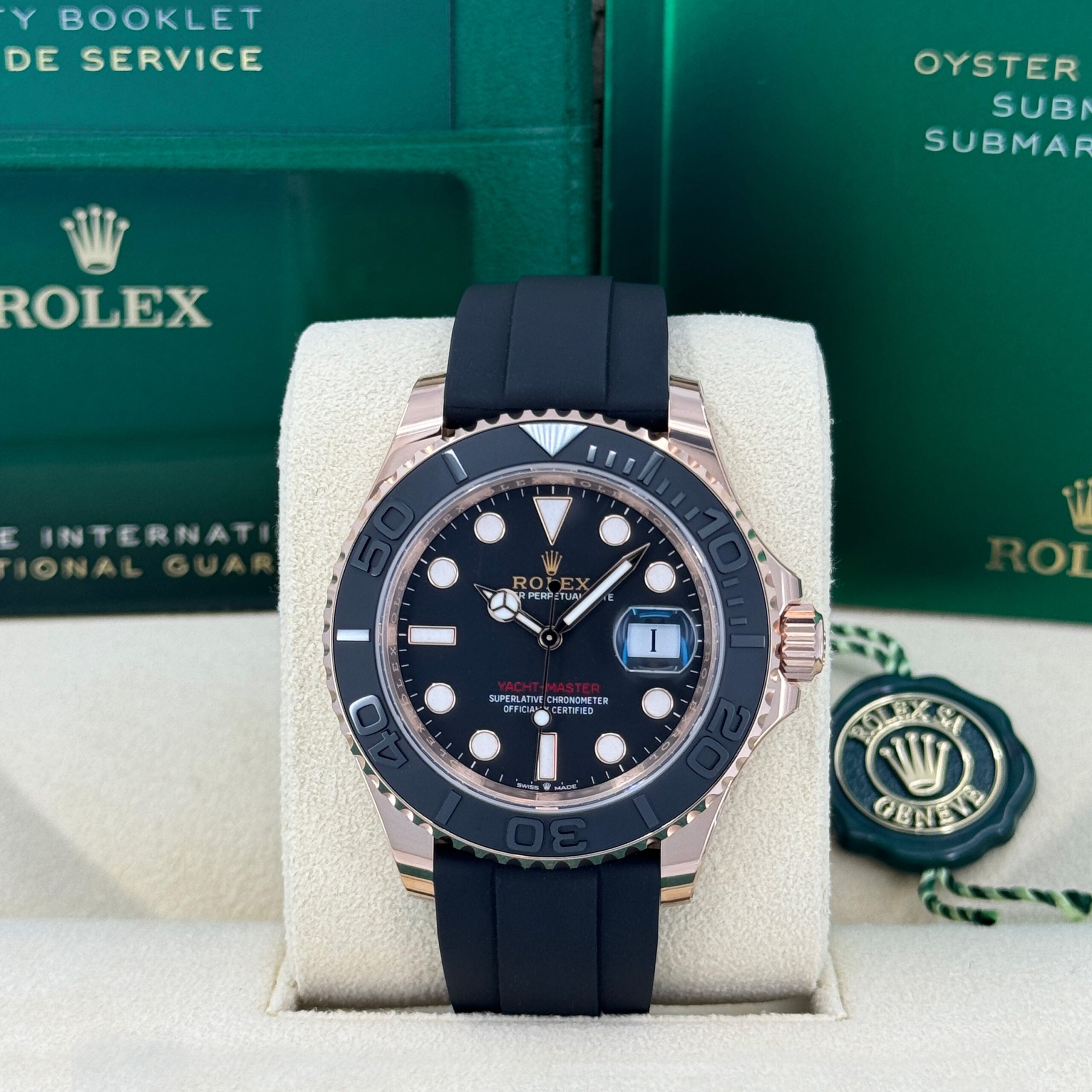 Rolex Yacht-Master 40, 18k Everose Gold, 40mm, Ref# 126655-0002 1:1