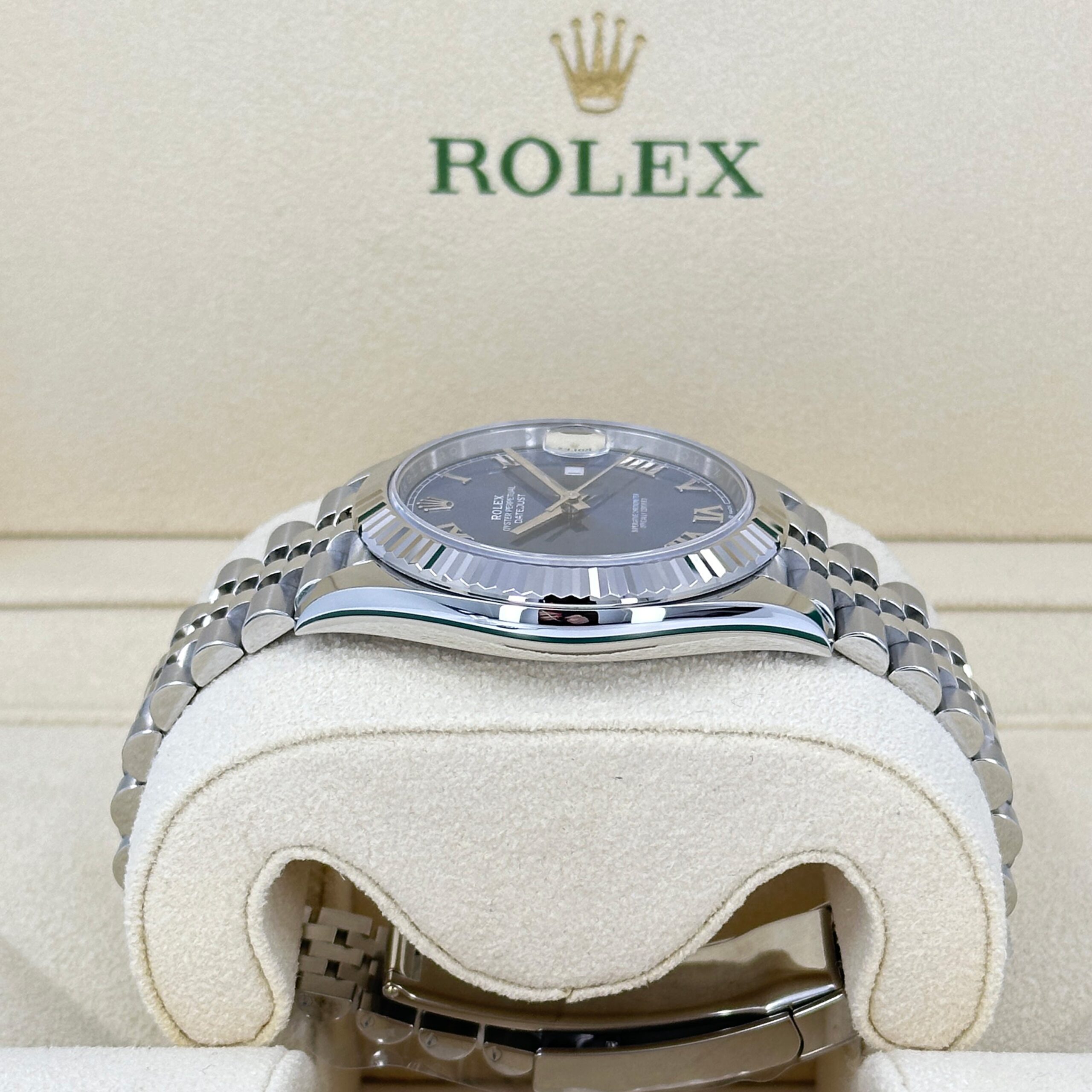 Rolex Datejust 41, Stainless Steel and 18k White Gold, 41mm, Ref# 126334-0026 1:1