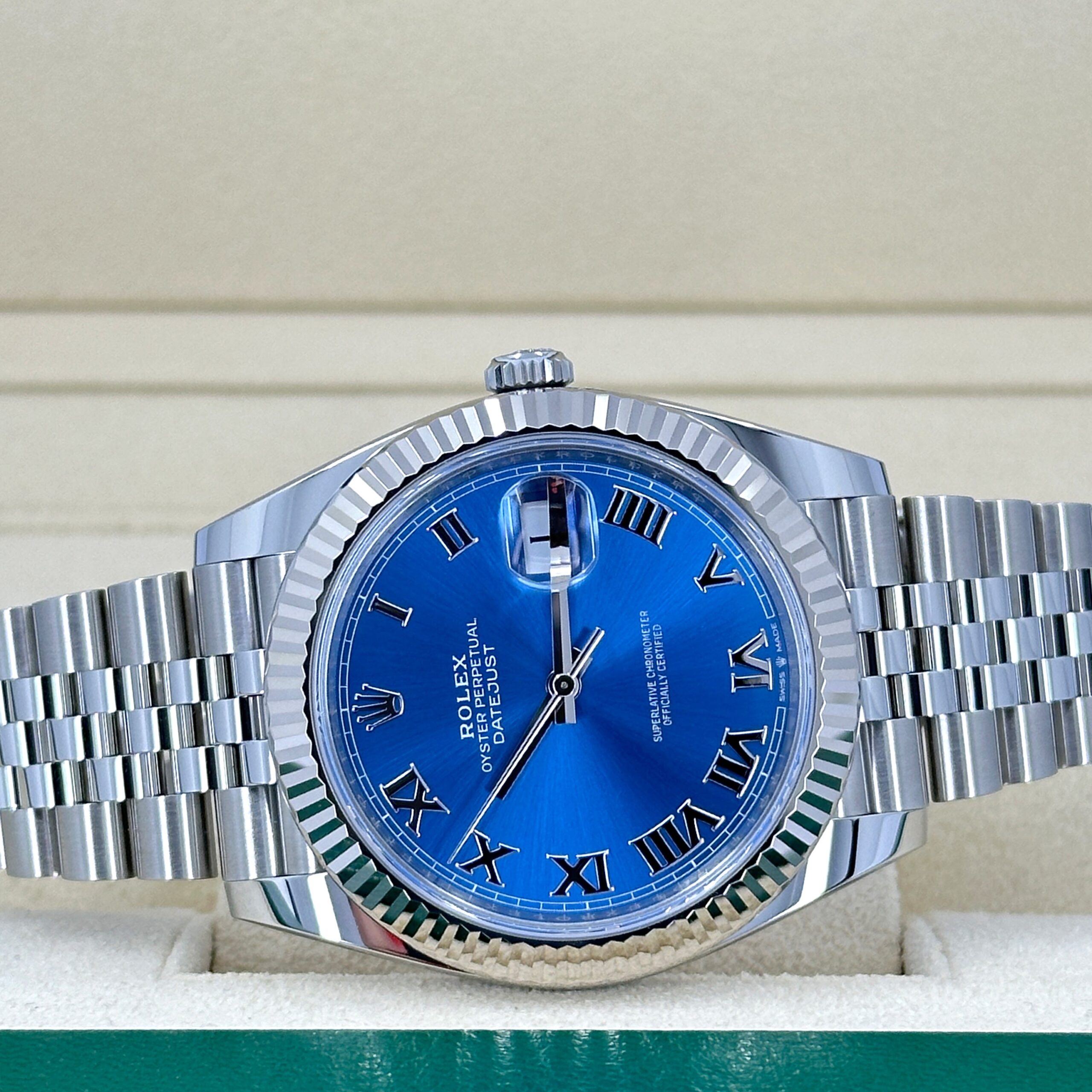 Rolex Datejust 41, Stainless Steel and 18k White Gold, 41mm, Ref# 126334-0026 1:1
