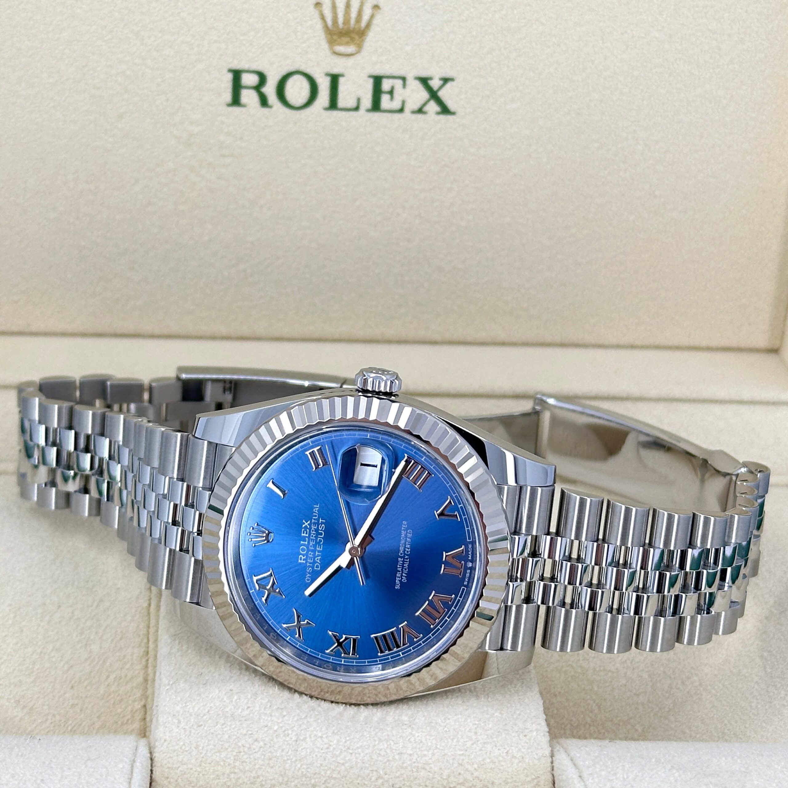 Rolex Datejust 41, Stainless Steel and 18k White Gold, 41mm, Ref# 126334-0026 1:1