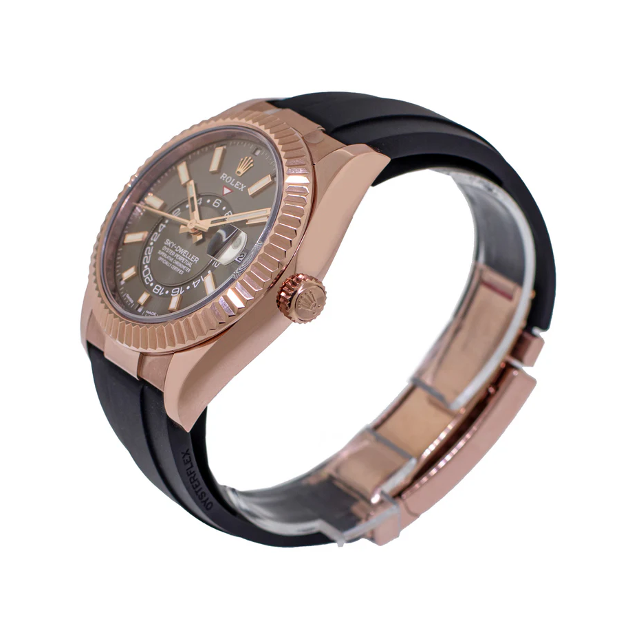 Rolex Sky-Dweller 326935 “Everose Rhodium Oysterflex” First-Class 1:1