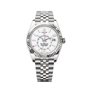 Rolex Sky-Dweller 42mm, Oystersteel and 18k White Gold, Ref# 326934-0002 1:1