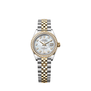 Rolex Lady-Datejust 28, Oystersteel and 18k Yellow Gold, Ref# 279383RBR-0019 1:1