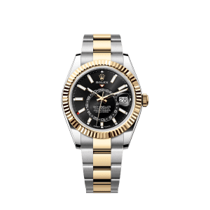Rolex Sky-Dweller, 42mm, Oystersteel and 18k Yellow Gold, Black, Oyster, Ref# 336933-0003 1:1