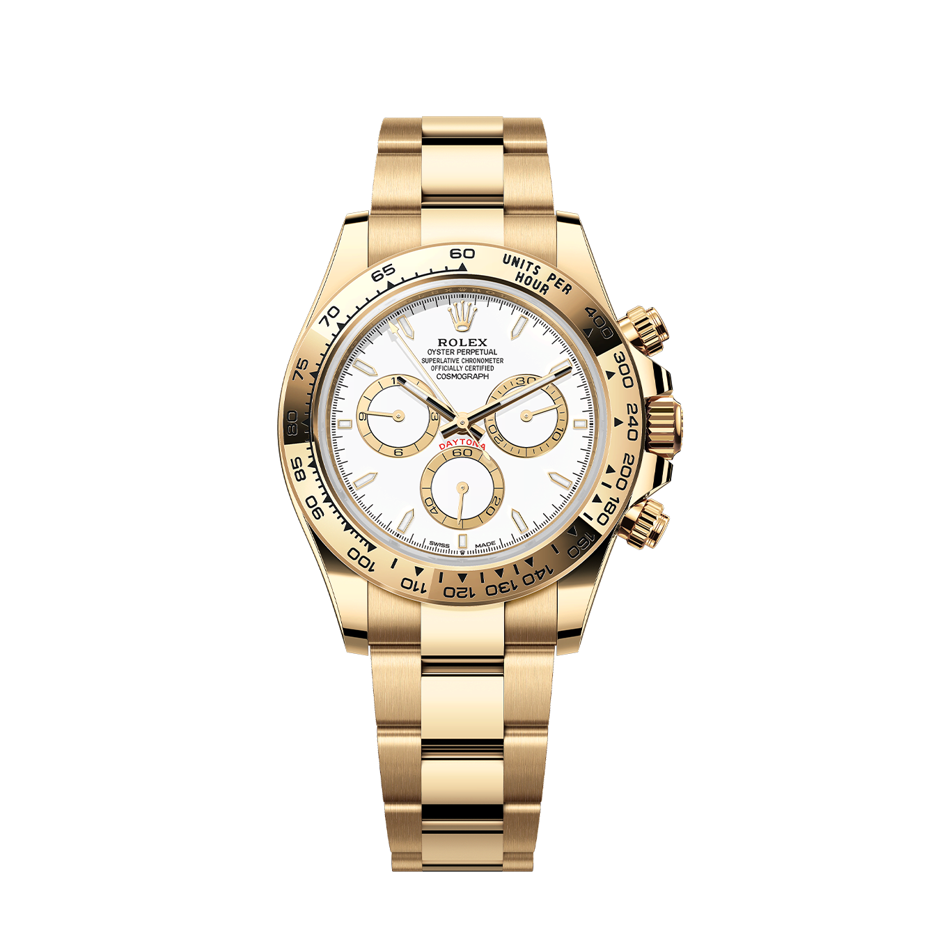 Rolex Cosmograph Daytona 40mm, 18k Yellow Gold, Ref# 126508-0001 1:1