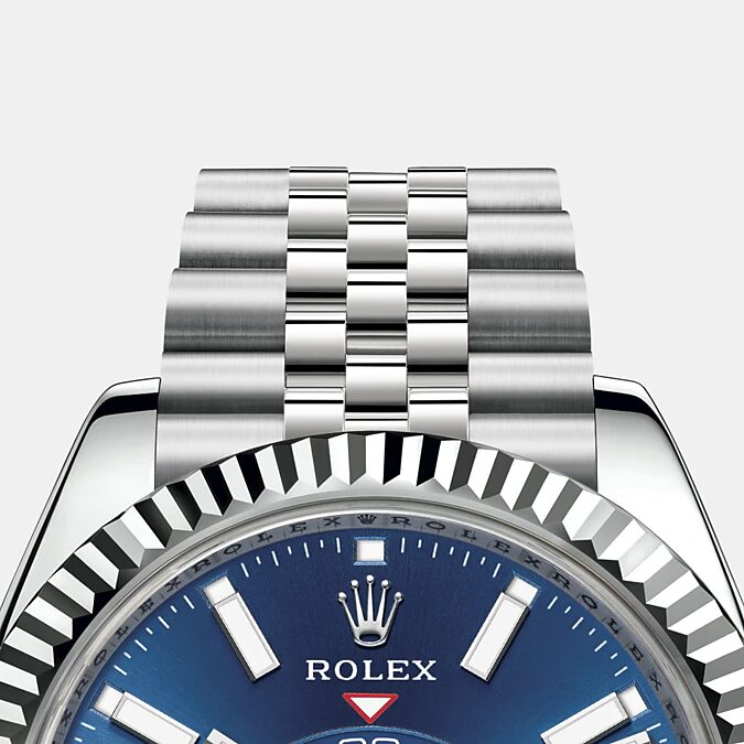 Rolex Sky-Dweller 42mm, Oystersteel and 18k White Gold, Ref# 326934-0004 1:1
