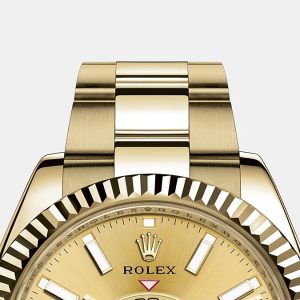 Rolex Sky-Dweller 42mm, 18k Yellow Gold, Ref# 326938-0003 1:1