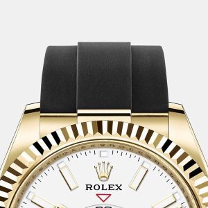 Rolex Sky-Dweller 42mm, 18k Yellow Gold, Oysterflex Ref# 326238-0006 1:1