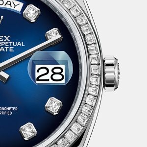 Rolex Day-Date, 36mm, Platinum and Diamonds, Ref# 128396tbr-0008 1:1