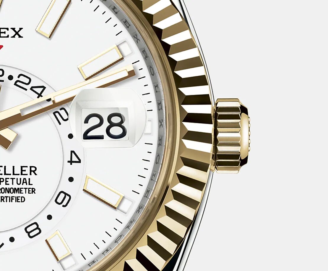 Rolex Sky-Dweller 42mm, Oystersteel and 18k Yellow Gold, Ref# 326933-0010 1:1