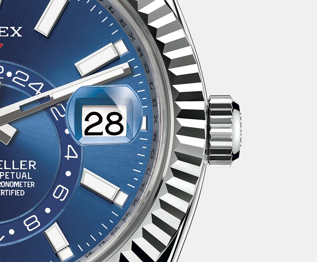 Rolex Sky-Dweller 42mm, Oystersteel and 18k White Gold, Ref# 326934-0003 1:1