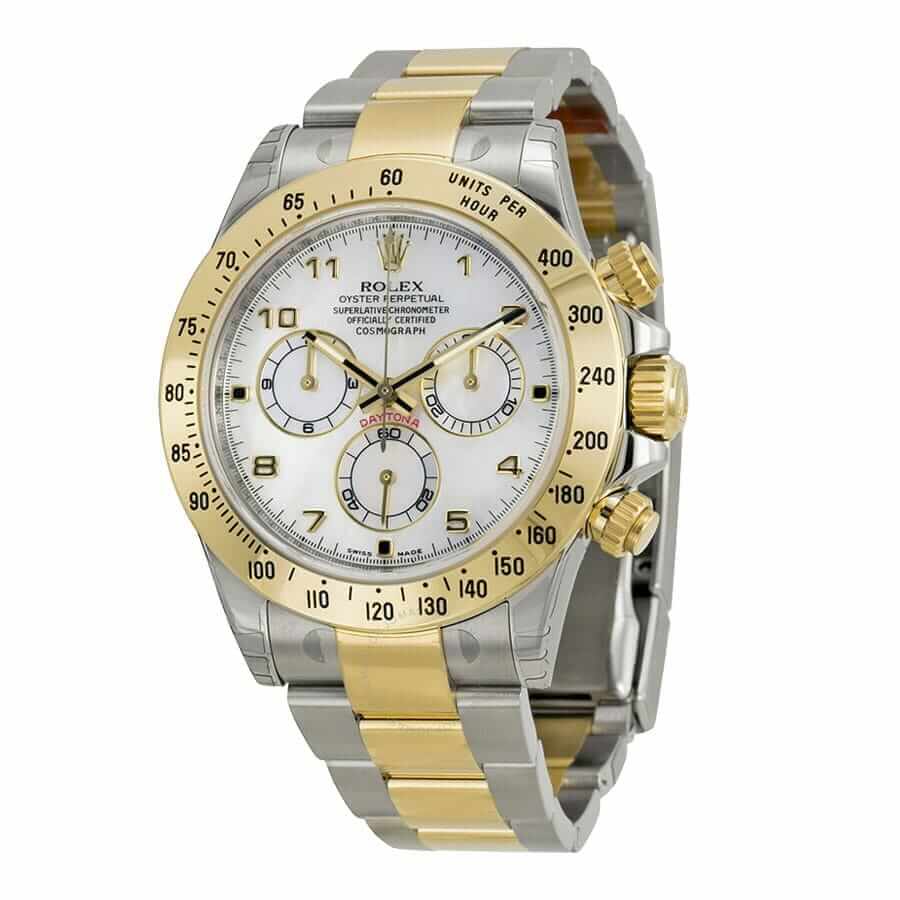 Rolex Daytona Two-Tone 116523 “White Dial” Authentic Super 1:1