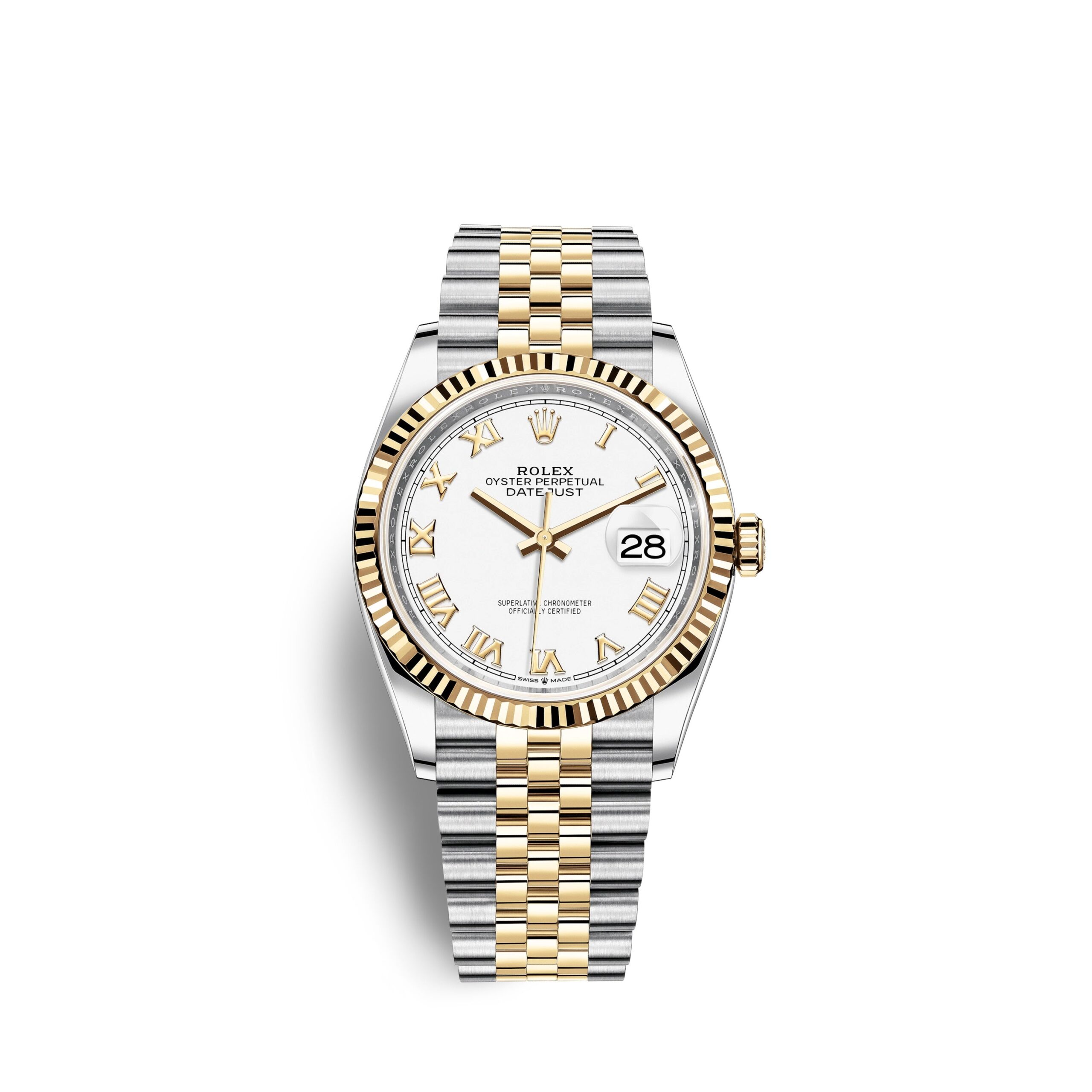 Rolex Datejust 36, 18k Yellow Gold and Stainless Steel, 36mm, Ref# 126233-0029 1:1