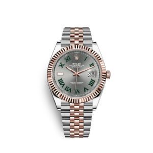 Rolex Datejust 41, 18k Everose Gold and Stainless Steel, 41mm, Ref# 126331-0016 1:1