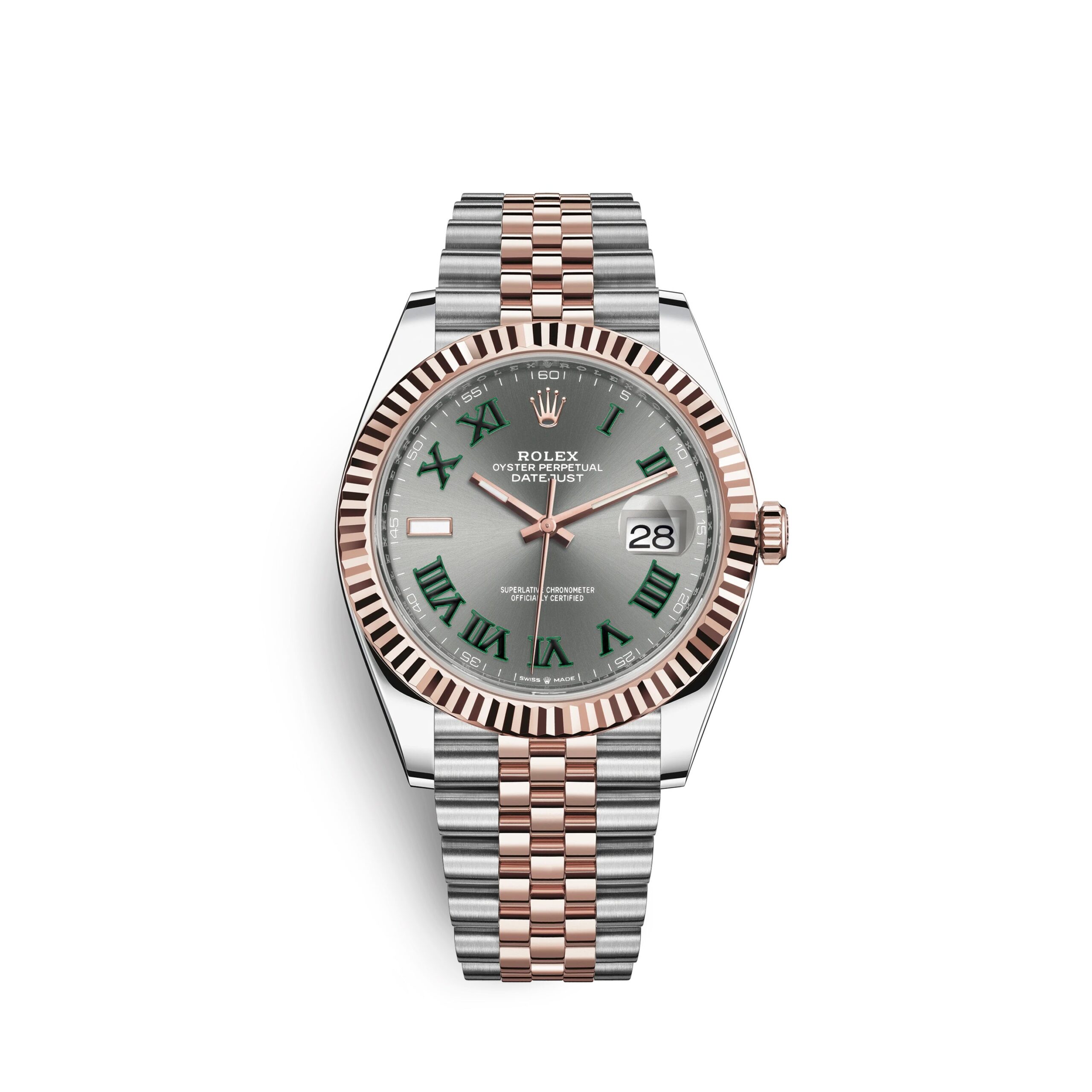 Rolex Datejust 41, 18k Everose Gold and Stainless Steel, 41mm, Ref# 126331-0016 1:1