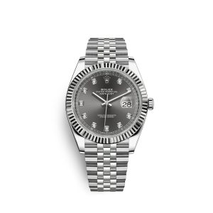 Rolex Datejust 41, Stainless Steel and 18k White Gold, 41mm, Ref# 126334-0006 1:1