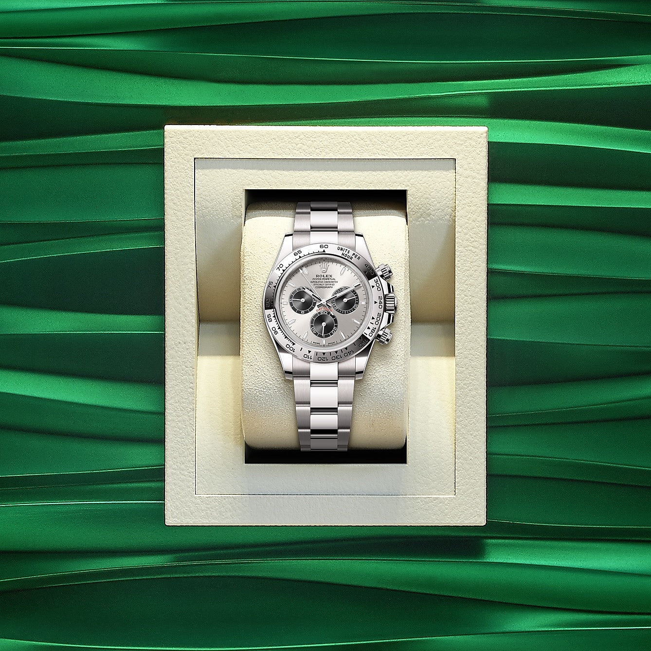 Rolex Cosmograph Daytona 40mm, 18k White Gold, Ref# 126509-0003 1:1