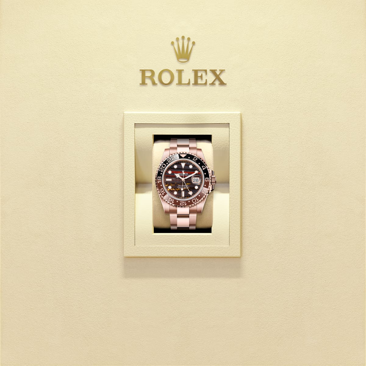 Unworn 2025, Rolex GMT-Master II, 18k Everose gold, 40mm, Ref# 126715chnr-0002, box & papers 1:1