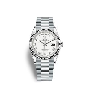 Rolex Day-Date, 36mm, Platinum, Ref# 128236-0007 1:1