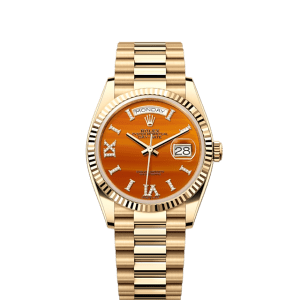 Rolex Day-Date 36, 18k Yellow Gold with Diamond-set, 36mm, Ref# 128238-0088 1:1